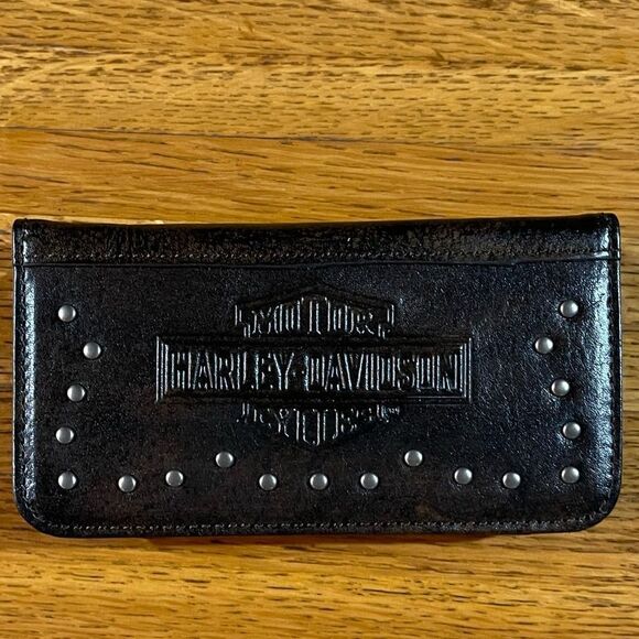 Harley Davidson IPhone dark brown leather case NWT - Picture 3 of 10
